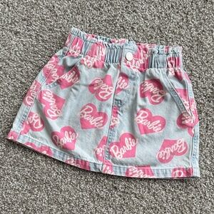 H&M Barbie Denim mini-skirt